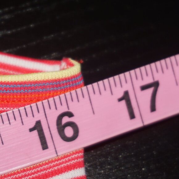 Vintage 90s Esprit Striped Mini Dress - Picture 8 of 9